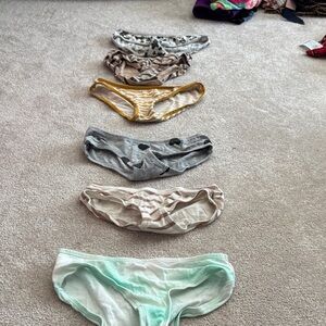 Set of Patterned and Solid Kids Underwear